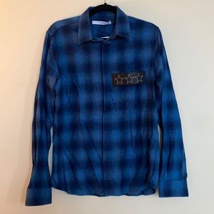 Plaid Givenchy Button Up